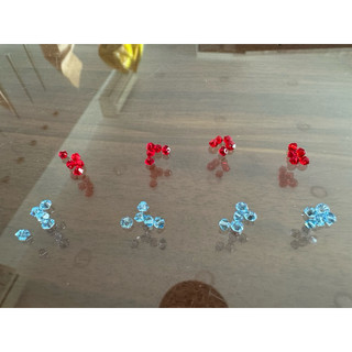 Combo 20 Hạt Pha Lê Nón 4 Ly, 3ly Pha Lê Áo