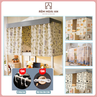 Rèm ký túc xá sinh viên rèm giường tầng màn KTX nhiều họa tiết cản sáng tốt - Rèm Hoài An