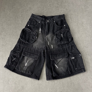 Quần Denim Cargo Short 2506