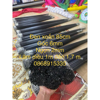 Cacbon xoẳn 85cm làm Diều sáo 1m7 Ngọn cần câu