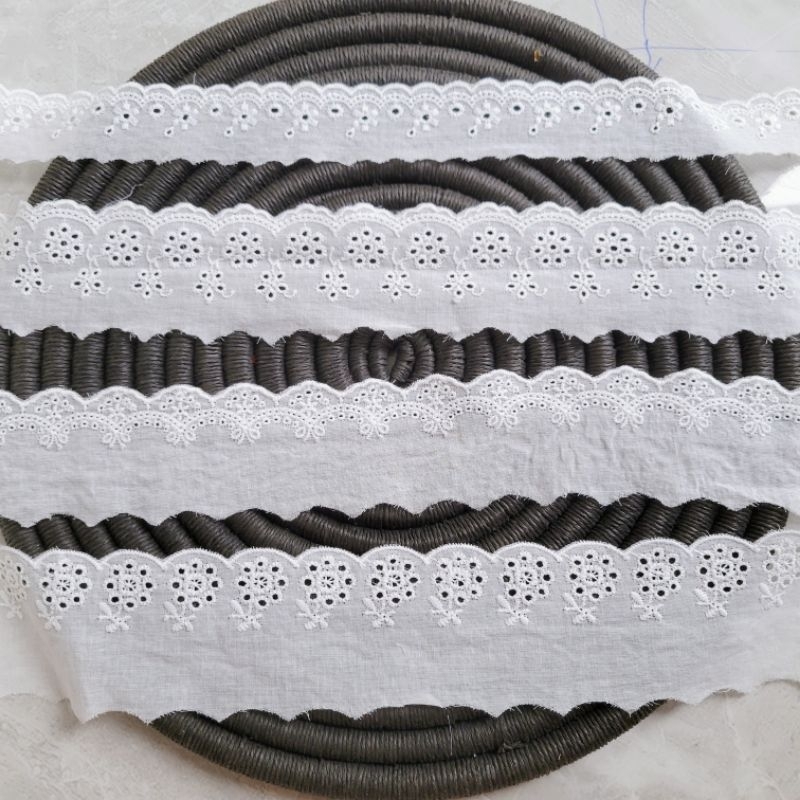 (GIÁ 3M, cắt dây dài) Ren thô boi trang trí viền HÌNH VÀ VIDEO SHOP TỰ CHỤP 100%