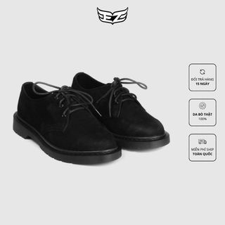 Ezb010 - giày derby - giày tây nam da bò nubuck - giày nam da thật - ez brand