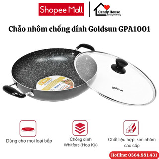 Chảo chống dính Goldsun GPA1001-32cm Dùng cho mọi loại bếp