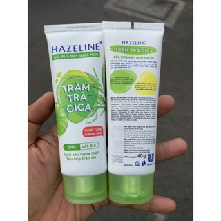 Sữa rửa mặt hazeline dang gel 40g, 100g