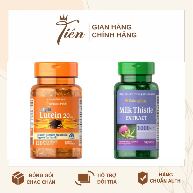 (Bill Hãng) omega va Viên uống làm trắng da L-GLUTATHIONE 500mg Puritain'sPride, bổ gan 1000mg