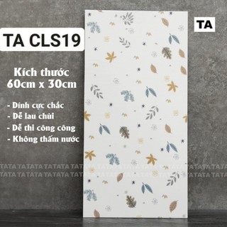  Combo 10 tấm giả đá pvc - Miếng dán tường giả đá thạch anh phủ pvc bóng cao cấp - KT 30x60cm 