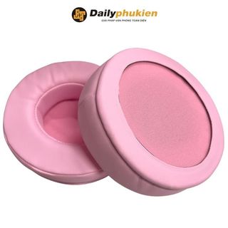 1 đôi Ốp tai nghe Dareu EH722s màu hồng zin , đệm mút tai nghe dareu 722 hồng