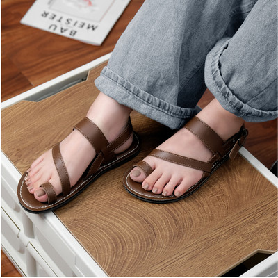 MHN09 - Sandals quai hậu Nữ  Thời Trang Mehai S & C  Quai Chéo Da PU Cao Cấp Đế Cao Su Chống Trơn