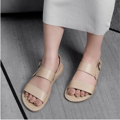 MHN15 - Sandals quai hậu Nữ  Thời Trang Mehai S & C  Quai Chéo Da PU Cao Cấp Đế Cao Su Chống Trơn