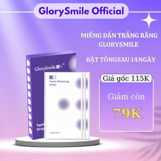 Miếng Dán Trắng Răng GLORYSMILE Công Thức Trắng Răng Độc Quyền Trắng Răng Cấp Tốc An Toàn 7 Gói/Hộp