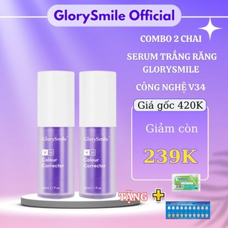  Serum Trắng Răng GLORYSMILE Công Nghệ V34 Mỹ An Toàn Không Ê Buốt Răng 30ml