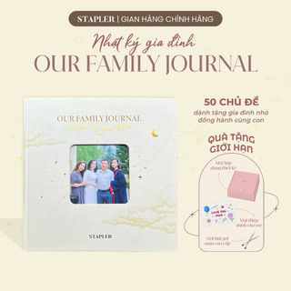  Nhật Ký Gia Đình Our Family Journal Scrapbook cho Gia Đình Ba Mẹ Quà Tặng Ba Mẹ Ý Nghĩa 