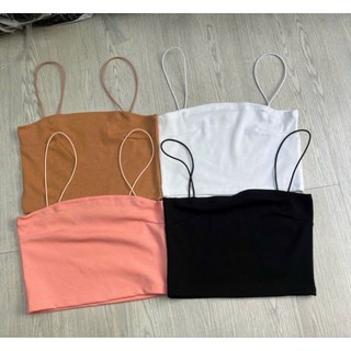 Áo thun croptop 2 dây |áo ống đi biển đi chơi siêu xinh