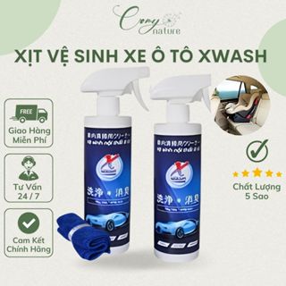 Dung Dịch Vệ Sinh Nội Thất Ô Tô Xwash 500ml Hỗ Trợ Diệt Khuẩn Khử Mùi Khó Chịu Làm Sạch làm Sofa Ghế Da