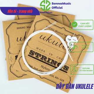 Dây đàn ukulele, dây ukulele bằng nylon bền bỉ cứng cáp, cho âm thanh sáng - Sonnezmusic
