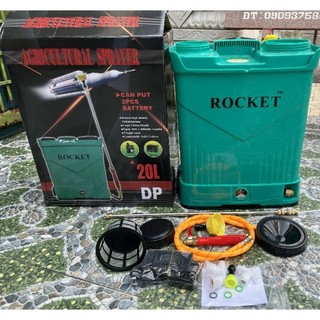 Bình xịt điện, bình phun thuốc ROCKET 20L 1 BƠM và 2 BƠM.