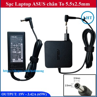 ⚡[Chân To] Sạc Laptop Asus 19V - 3.42A (65W) chân 5.5x2.5mm thay Asus K56CA, K46CA, X401A, F451M, X450CC, X550C, P550L
