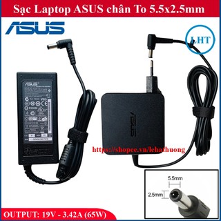 [Chân To] SẠC LAPTOP ASUS 19V 3.42A (65W) chân 5.5x2.5mm - đường kính đầu sạc 5.5mm - hàng mới