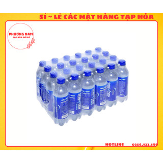 Lốc 24 chai nước điện giải bù khoáng không đường aquarius zero 390ml/chai cocacola
