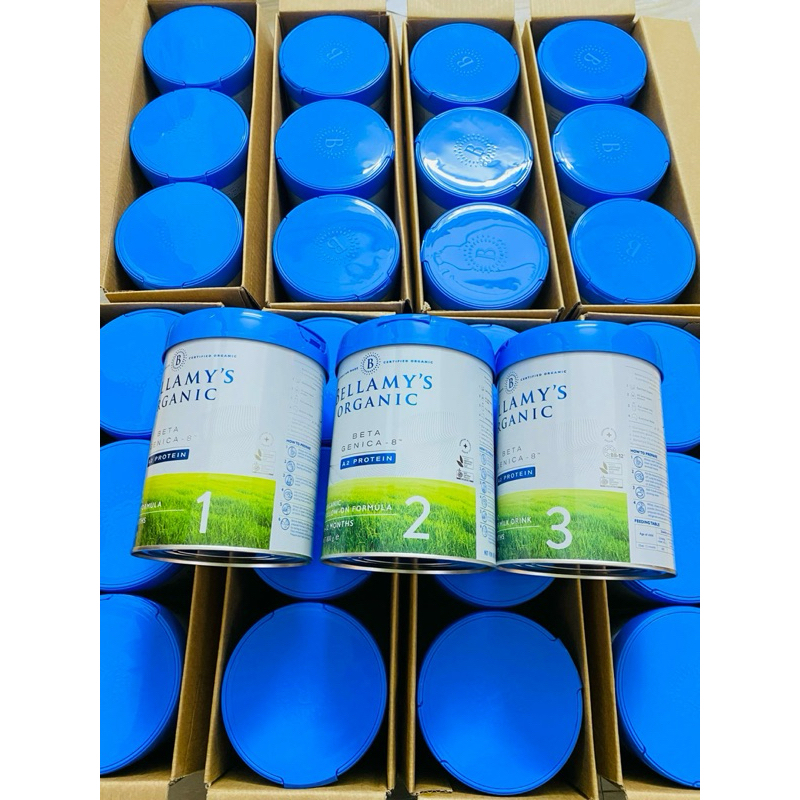 Sữa Bellamy's organic A2 Beta Genica 8 sử dụng đạm organic a2 protein milk 800gr đủ số (hàng nhập khẩu)