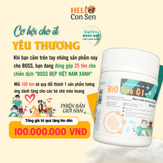 Men vi sinh Bioline G1 200v -50g men tiêu hóa, cho chó mèo biếng ăn tiêu chảy - HELLOCONSEN