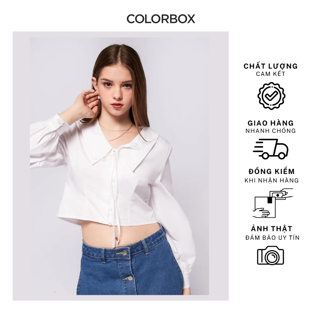 Colorbox Áo Sơ Mi Cổ Peter Pan