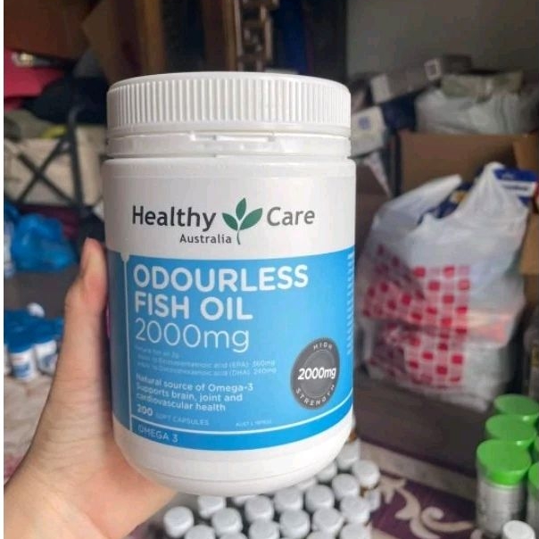 DẦU CÁ KHÔNG MÙI 2000mg Healthy Care