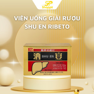 Viên Uống Thải Độc Gan Giải Rượu SHU EN Ribeto Thải Độc Ruột hạn chế tác hại của rượu