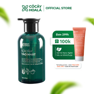 Sữa tắm Tảo Nhật COCAYHOALA hương nước hoa - dưỡng trắng da - trong lượng 300gr