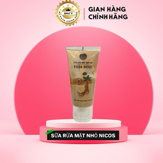 Sữa rửa mặt đông y nicos nhỏ chính hãng