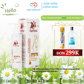 GEL Vệ Sinh Phụ Nữ KS KOREA 150ML - Bổ Sung Ag+ - Vitamin E Giúp Cân Bằng PH, Khử Khuẩn, Kháng Nấm