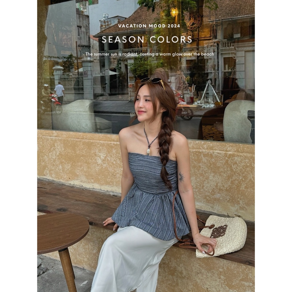 Áo quây chất đũi chun sau A-8388