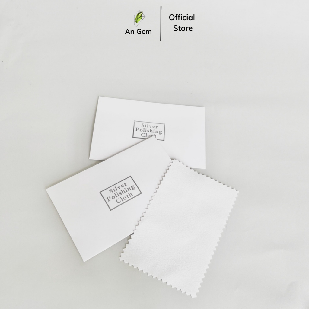 Set 20 cái khăn lau bạc, khăn làm sáng trang sức bạc kích thước 7x10 cm An Gem
