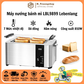 Máy Nướng Bánh Mì Lebenlang LBL9899 - Công Suất 850W, 7 Mức Nhiệt Độ, Hâm Nóng và Nướng Bánh Sandwich