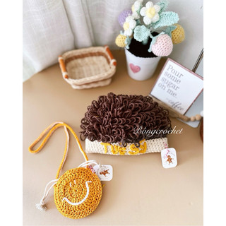 Mũ len tóc xoăn Korea 🍓🍓🍓 siêu cưng cho bé 🧶