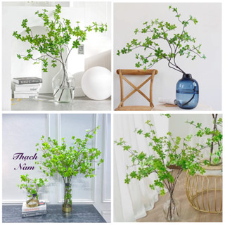 Cành thạch nam giả dài 90cm - Cây thạch nam nhập khẩu cao cấp trang trí văn phòng nhà cửa sân vườn hoa giả ,hoa lụa