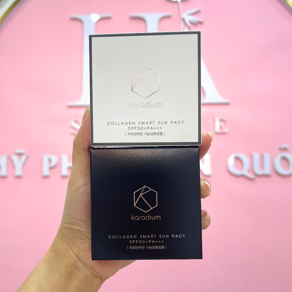 Phấn Phủ Karadium Collagen Two Way Cake – Mỏng Mịn & Dưỡng Ẩm