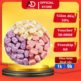 Viên sữa chua sấy Thăng Hoa 200g ADA Food trái cây sấy ít đường, mix 3 vị hỗ trợ tiêu hóa