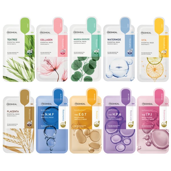 Mặt Nạ Mediheal [Miếng Lẻ] Madecassoside Vita Teatree Placenta Essential Mask 24Ml