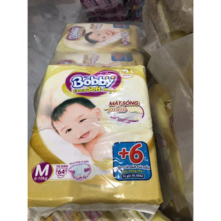 Tã dán- quần bobby extra soft dry dán m64+6, quần l52+2, xl46+6 date mới liên tục