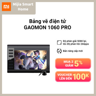 Bảng Vẽ điện Tử GAOMON 1060 PRO 10x6 Inches Bản Nâng Cấp Mới Dùng Cho Ps, Ai, FL