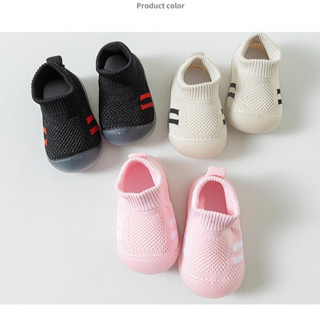 Giày Bún Tập Đi Kẻ Sọc Đơn Giản Cho Bé Trai Bé Gái- Giày Tập Đi Chống Trượt Trẻ Em [GC02]