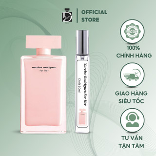 Nước hoa nữ Narciso Rodriguez for Her EDP chiết 10ml Nar hồng nhạt cao cấp hương hoa - verce
