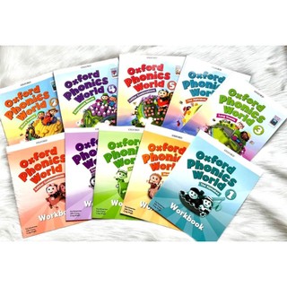 Sách-Oxford Phonics World (Trọn bộ 5 level 10q + Video + mp3) | Nhập Khẩu