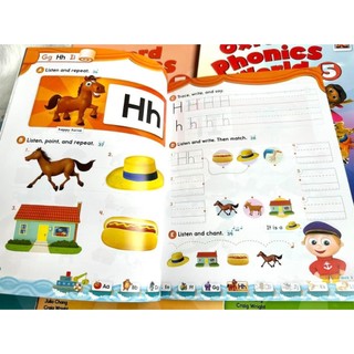 Sách-Oxford Phonics World (Trọn bộ 5 level 10q + Video + mp3) | Nhập Khẩu