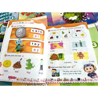 Sách-Oxford Phonics World (Trọn bộ 5 level 10q + Video + mp3) | Nhập Khẩu