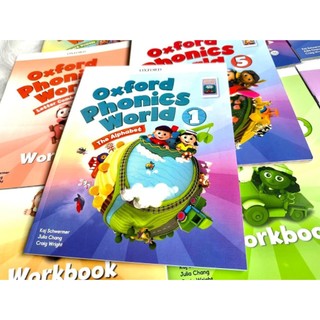 Sách-Oxford Phonics World (Trọn bộ 5 level 10q + Video + mp3) | Nhập Khẩu