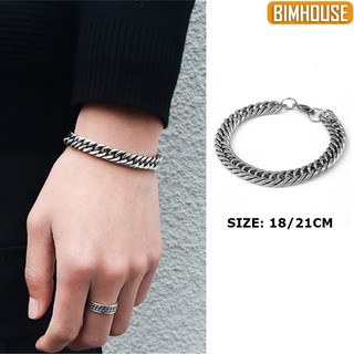 Lắc Tay Nam BIMHOUSE, Vòng Đeo Tay Titan Dây Xích Không Rỉ Cá Tính