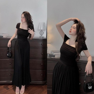 ĐẦM THUN LỤA CỔ VUÔNG 💃💃