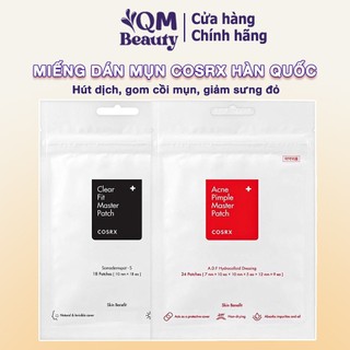 Miếng dán mụn Cosrx Acne Pimple - Clear Fit Master Patch Hàn QUỐC hút dịch, gom cùi mụn, giảm sưng